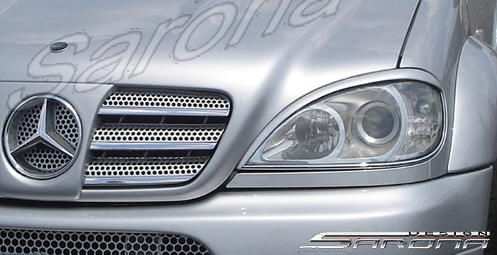 Custom Mercedes ML Eyelids  SUV/SAV/Crossover (1998 - 2005) - $85.00 (Manufacturer Sarona, Part #MB-002-EL)